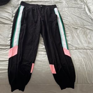 womens small sweatpants comfy cinched bottom